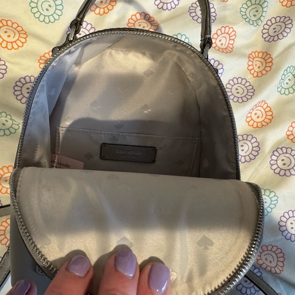 Mini Kate Spade Backpack - Gray - Picture 5 of 7